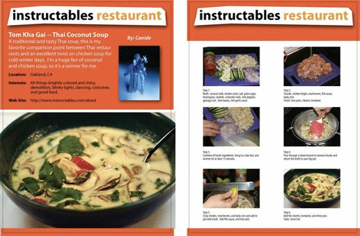Recipe from the Instructables Restaurant